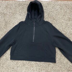 Lululemon Scuba Oversized 1/2 Zip Hoodie (Black) Medium/Large